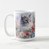 Mug Aquarelle de vacances Tabby (Gauche)