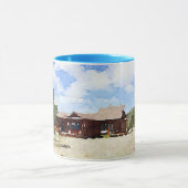 Mug Aquarelle de vie à domicile unique (Centre)