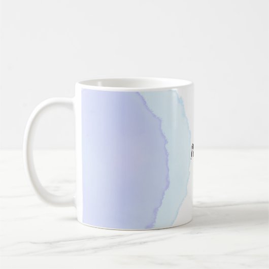 Mug Aquarelle délicate (Gauche)
