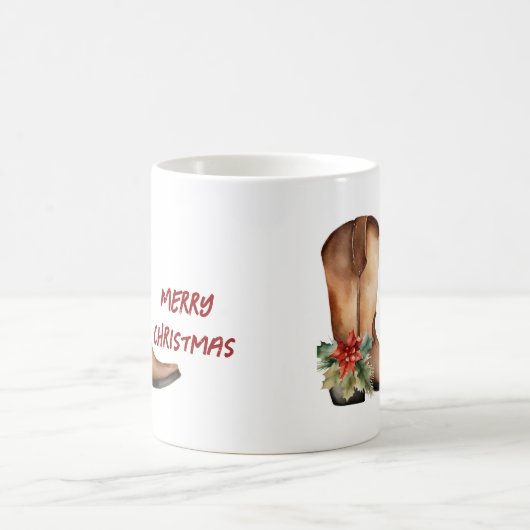 Mug Aquarelle - démarrage de Noël (Centre)