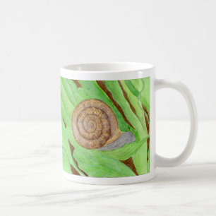 Mug Aquarelle des escargots