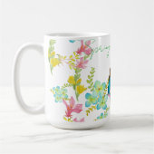 Mug Aquarelle des fleurs de printemps (Gauche)