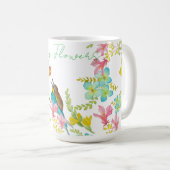 Mug Aquarelle des fleurs de printemps (Devant droit)