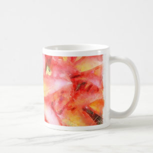 Mug Aquarelle des Lys de couleur corail d'Helen