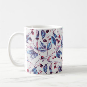 Mug Aquarelle dessinée à la main motif sans couture av