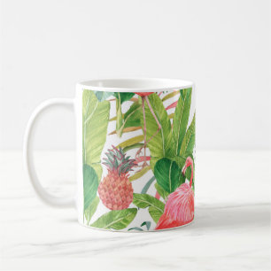 Mug Aquarelle dessinée à la main sans couture motif av