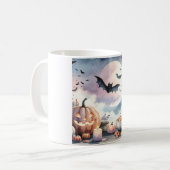 Mug Aquarelle d'Halloween (Devant gauche)