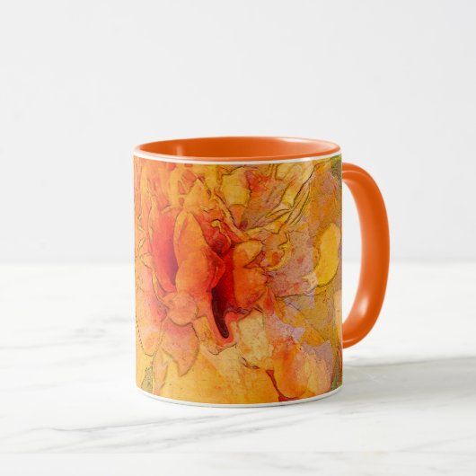 Mug Aquarelle dorée Marigold (Devant droit)