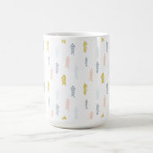 Mug Aquarelle douce Chevron Motif (Centre)