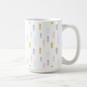 Mug Aquarelle douce Chevron Motif