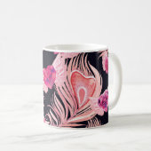 Mug Aquarelle douce et transparente Motif de Valentine (Devant droit)