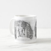 Mug Aquarelle du Mémorial Lincoln (Devant gauche)