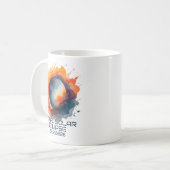Mug Aquarelle Éclipse 2026 Souvenir (Devant gauche)