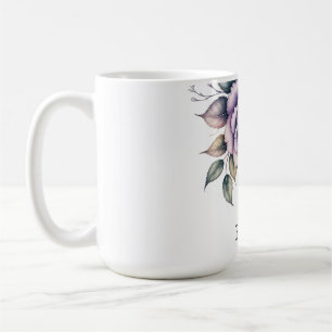 Mug Aquarelle élégante moderne belle rose lavande