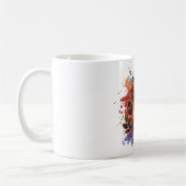 Mug Aquarelle Empreinte de patte Boho (Gauche)