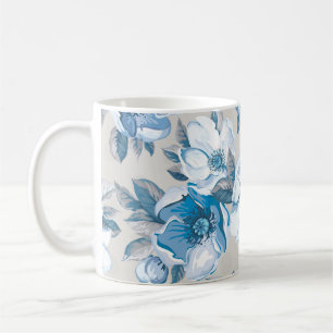 Mug Aquarelle en fleurs de cerisier : Pommier sans cou