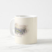 Mug Aquarelle esquissée du champ Bluebonnet (Devant gauche)