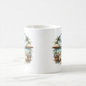 Mug Aquarelle été Lion sur la plage (Centre)