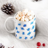 Mug Aquarelle étoilée - bleu