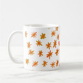 Mug Aquarelle étoiles - orange (Gauche)