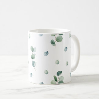 Mug Aquarelle eucalyptus feuilles