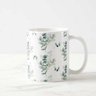 Mug Aquarelle eucalyptus feuilles