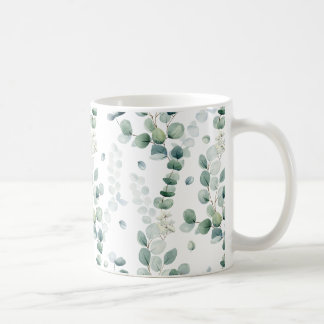Mug Aquarelle eucalyptus feuilles