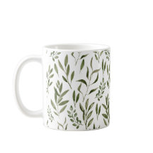 Aquarelle Eucalyptus Motif Feuille