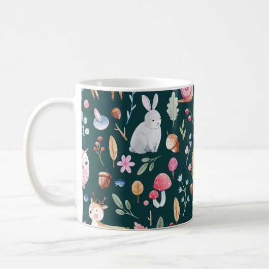 Mug Aquarelle Fairy Forest Motif pour enfants (Gauche)