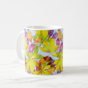 Mug Aquarelle Feuille tombée