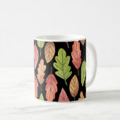 Mug Aquarelle feuilles d'automne : motif transparent (Devant droit)