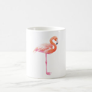 Mug aquarelle Flamant rose