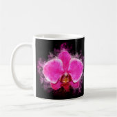 Mug Aquarelle fleur d'orchidée - rose bb 02 (Gauche)