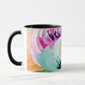 Mug Aquarelle fleurie de printemps brillante moderne (Gauche)