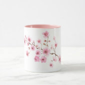 Mug aquarelle Fleurs de Cerisiers (Centre)