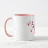 Mug aquarelle Fleurs de Cerisiers Mok (Links)