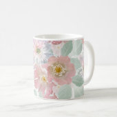 Mug Aquarelle fleurs délicates. (Devant droit)