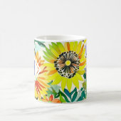 Mug Aquarelle Fleurs Monogrammes (Centre)