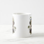 Mug Aquarelle Floral Baby Panda Cute (Centre)