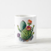 Mug Aquarelle Floral Cactus Succulent Cadeau Plante (Centre)