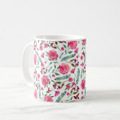 Mug Aquarelle Florale (Devant gauche)