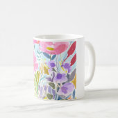 Mug Aquarelle Florale (Devant droit)
