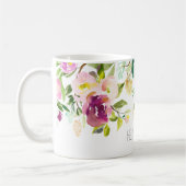 Mug Aquarelle florale (Gauche)