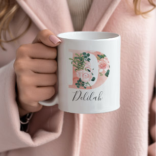Mug Aquarelle florale - D