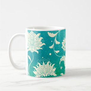 Mug Aquarelle florale de porcelaine chinoise