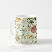 Mug Aquarelle Florale Fleurs d'abeille Élégante Modern (Devant gauche)