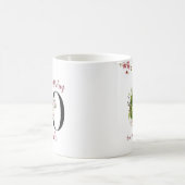 Mug Aquarelle florale Joyeux 50e anniversaire Photo pe (Centre)