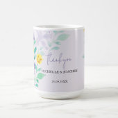 Mug Aquarelle florale Lilac Boho (Centre)
