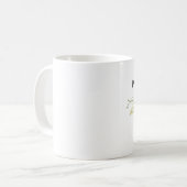 Mug Aquarelle Florale MÈRE DE LA FÊTE MARINE (Devant gauche)