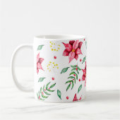 Mug Aquarelle florale moderne (Gauche)